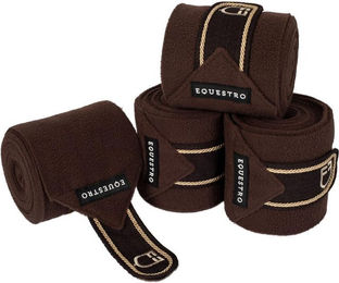 Produktbild von Pferdebänder mit gesticktem Logo Equestro (x4)