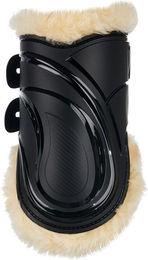 Produktbild von Pferdebeinschoner aus Polyurethan mit synthetischem Lammleder Equestro Evolution