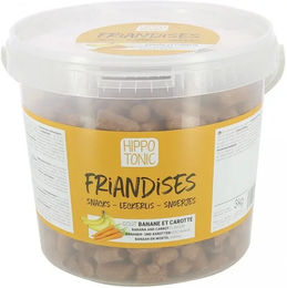 Produktbild von Pferdebonbons mit Bananen- und Karottengeschmack hippotonic - 200 g