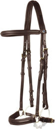 Produktbild von Pferdebridon mit deutscher Nasenriemen Stübben Island