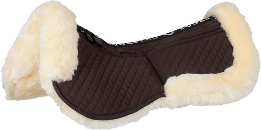 Produktbild von Pferdedecke aus Baumwolle mit Taschen und Schaffell Equestro