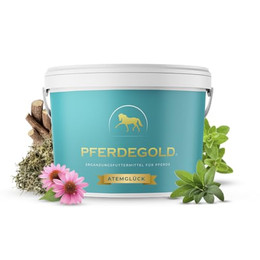 Produktbild von Pferdegold Atemglück Pferde Pellets mit Kräutern - 1,5 kg