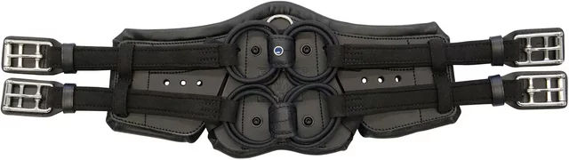 Produktbild von Pferdegurt mit schwarzem Kalbslederpolster Stübben Equi-Soft