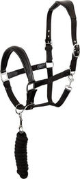 Produktbild von Pferdehalfter aus Leder und Nylon ANKY
