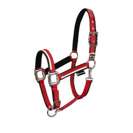 Pferdehalfter aus Nylon Equestro White Trim – Bild 1 von 5