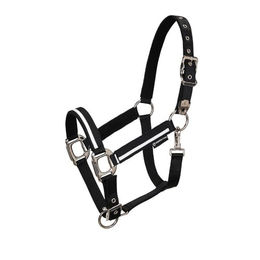 Pferdehalfter aus Nylon Equestro White Trim – Bild 1 von 5