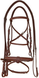 Produktbild von Pferdehalfter mit kontrastierenden Steppnähten Supreme