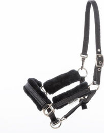 Produktbild von Pferdehalfter mit Kunstfell Kavalkade Foal Star