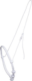 Produktbild von Pferdehalfter mit weißem Seil Professional's Choice