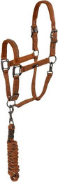 Produktbild von Pferdehalfter und Leine aus Leder ANKY Stones
