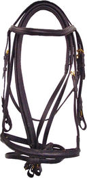 Produktbild von Pferdehalftern mit Gummi-Bitzügeln Derby