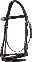 Produktbild von Pferdehalftriemen aus Leder für englische Reiterei Equestro