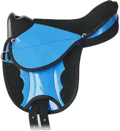 Produktbild von Pferdesattel für Kinder aus synthetischem Material Lexhis Shetty