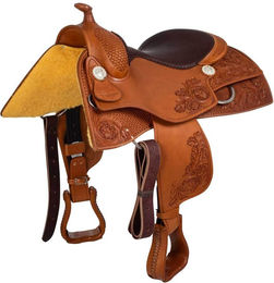 Produktbild von Pferdesattel Pool's Flower Tooling