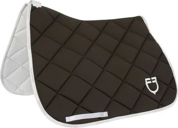 Produktbild von Pferdetrainingsteppich aus technischem Gewebe mit Logo Equestro