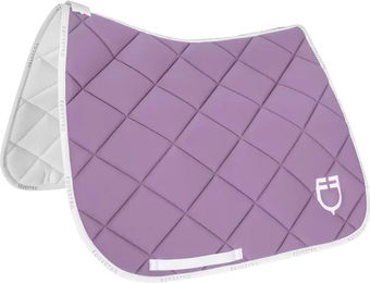 Produktbild von Pferdetrainingsteppich aus technischem Gewebe mit Logo Equestro