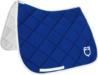 Produktbild von Pferdetrainingsteppich aus technischem Gewebe mit Logo Equestro