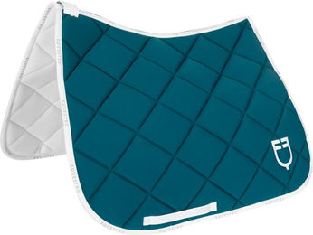 Produktbild von Pferdetrainingsteppich aus technischem Gewebe mit Logo Equestro