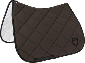 Produktbild von Pferdetrainingsteppich aus technischem Gewebe mit Logo Equestro