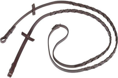 Pferdezügel aus geflochtenem Leder Stübben – Bild 1 von 2