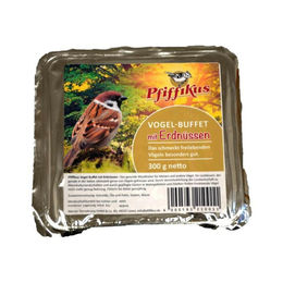 Produktbild von Pfiffikus Vogel-Buffet Erdnuss Fettfutterblock - 300 g