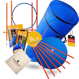 Produktbild von PfotenWunder 9-in-1 Agility Set Hunde groß