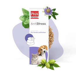 Produktbild von PHA Antistress Tropfen für Hunde und Katzen - 30 ml