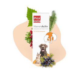 Produktbild von PHA NierenActiv Tropfen für Hunde und Katzen - 30 ml