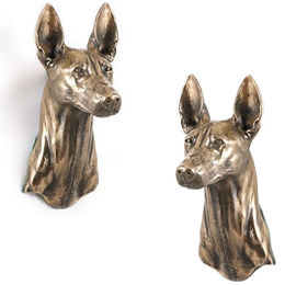 Pharaoh Hound Kelb tal-Fenek Hundestatue hängend braun – Bild 1 von 8