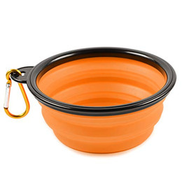 Produktbild von PhoneNatic Faltbarer Silikon-Reisenapf für Hunde und Katzen mit Karabiner - 350 ml