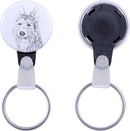 Produktbild von Picardy Sheepdog, Berger Picard, Picardy Shepherd - keychain with a dog portrait, pendant with the brand's own Art-Dog graphics