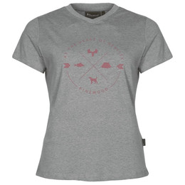 Produktbild von Pinewood Damen T-Shirt Finnveden Trail Grau