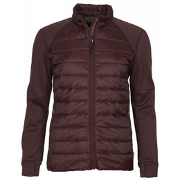 Produktbild von Pinewood Damenjacke Finnveden Hybrid Power Fleece Dusty Dunkel Pink