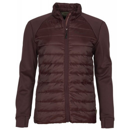 Produktbild von Pinewood Damenjacke Finnveden Hybrid Power Fleece Dusty Dunkel Pink