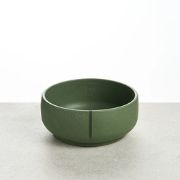 Produktbild von PINO Classic Bowl Crocodile Green Solid, Größe: M / Maße: 17,5 x 7,7 cm