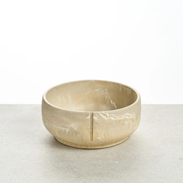 Produktbild von PINO Classic Bowl Owl Greige Marble, Größe: M / Maße: 17,5 x 7,7 cm