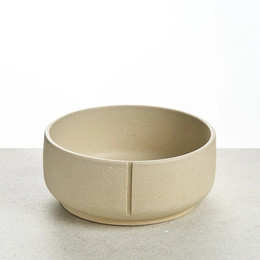 Produktbild von PINO Classic Bowl Owl Greige Solid, Größe: L / Maße: 21 x 9,2 cm