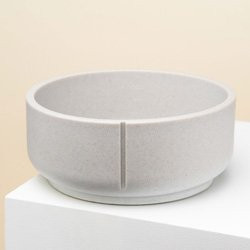 Produktbild von pino Hundenapf Classic Bowl dolphin grey solid Gr. L