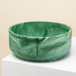 Produktbild von pino Hundenapf Classic Bowl duck green marble Gr. L