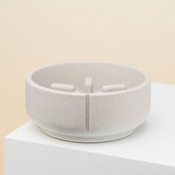 Produktbild von pino Hundenapf Slow Feeder dolphin grey solid Gr. M