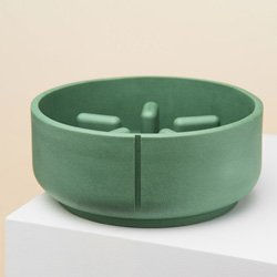 Produktbild von pino Hundenapf Slow Feeder duck green solid Gr. L