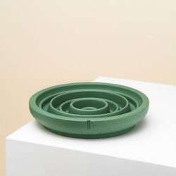 Produktbild von pino Hundenapf Slow Feeder duck green solid Gr. S