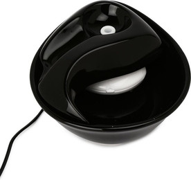 Produktbild von Pioneer Pet Keramik Trinkbrunnen Rain Drop Style 1,8 l schwarz - 1,8 l