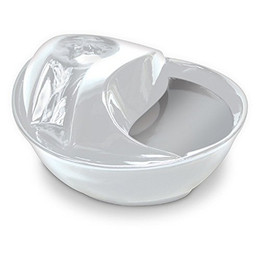 Produktbild von Pioneer Pet Keramik Trinkbrunnen Raindrop Style Weiß - 1,8 l