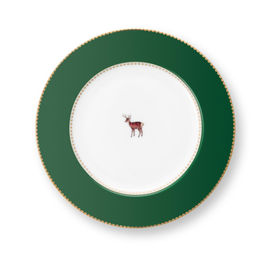 PiP Studio Geschirr Gebäckteller Lovebirds dunkelgrün – Bild 1 von 4