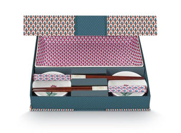 Produktbild von PiP Studio Geschirr Geschenkset Flower Festival Blau