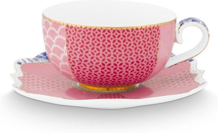 PiP Studio Geschirr Pip Studio Espressotasse & Untertasse Royal, rosa – Bild 1 von 4