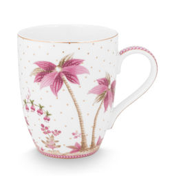Produktbild von PiP Studio Geschirr Tasse groß Jolie gold pink - 350 ml