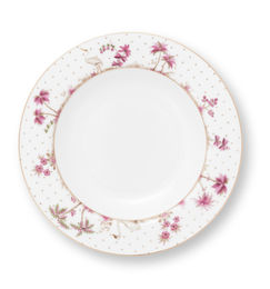 PiP Studio Geschirr tiefer Teller Jolie gold pink – Bild 1 von 3