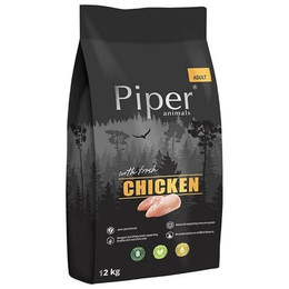 Produktbild von PIPER Hundetrockenfutter mit Huhn - 12 kg